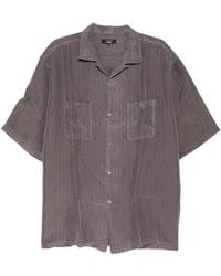 Comme des Garçons - Pinstripe Short-Sleeve Shirt - Lyst