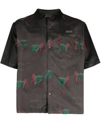 4SDESIGNS - Graphic-Print Short-Sleeve Shirt - Lyst
