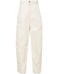Lemaire - 3d Mid-rise Tapered Trousers - Lyst