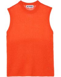 Sunnei - Haut En Mohair Mélangé - Lyst