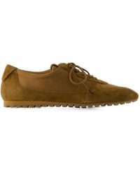 Aeyde - Uma Paneled Suede Sneakers - Lyst
