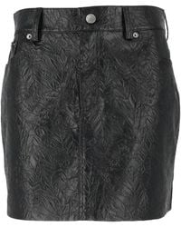 Michael Kors - Crinkled Mini Skirt - Lyst