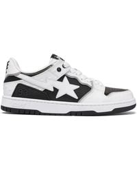 A Bathing Ape - Sk8 Two-Tone Sneakers - Lyst