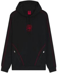 HUGO - Sudadera Con Capucha Y Cordones De X Rb Dorentis - Lyst