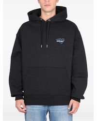 Department 5 - Heart-Embroidered Cotton Hoodie - Lyst