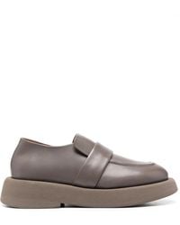 Marsèll - Slip-On Leather Loafers - Lyst