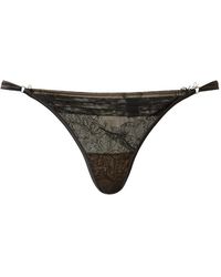 Twinset - Lace-Panel G-String Thong - Lyst