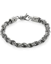 Emanuele Bicocchi - Round Braid Bracelet - Lyst