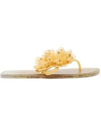 FARM Rio - Floral-Embellished Flip Flops - Lyst