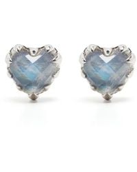 Stolen Girlfriends Club - Love Claw Moon Stone Earrings - Lyst