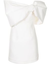 Rachel Gilbert Minikleid mit Schleife - Weiß