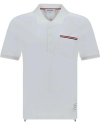 Thom Browne - Polo con bolsillo en el pecho - Lyst