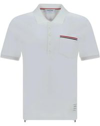 Thom Browne - Patch Pocket Polo Shirt - Lyst