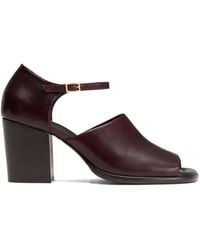Lemaire - 80Mm Square-Toe Block-Heel Sandals - Lyst