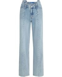 KARL LAGERFELD - Seamed Relaxed Jeans - Lyst