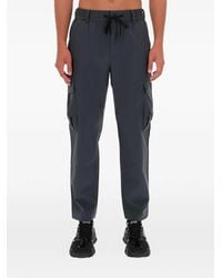 Versace Jeans Couture - Drawstring-Waist Cargo Trousers - Lyst