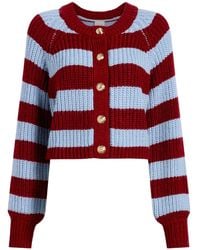 Cinq À Sept - Striped Cardigan - Lyst
