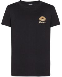 Balmain - Kiss T Shirt With Print - Lyst