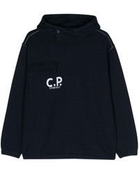 C.P. Company - Hoodie en coton à logo imprimé - Lyst