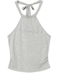 B+ AB - Crystal-Embellished Halterneck Top - Lyst