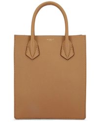 Moreau - Logo-Print Leather Tote Bag - Lyst