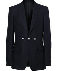 Burberry - Wollen Blazer - Lyst