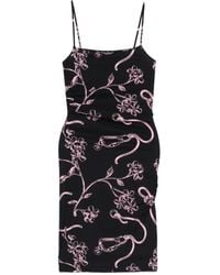 Moschino - Minikleid mit Blumen-Print - Lyst