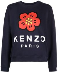 KENZO - Logo Print Sweatshirt - Lyst