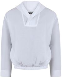 Jacquemus - Elasticated-Hem Cotton Hoodie - Lyst