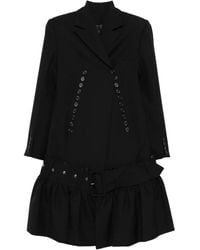 ROKH - Mantel mit Knopfdetail - Lyst