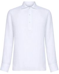 Tagliatore - Button Placket Polo Shirt - Lyst