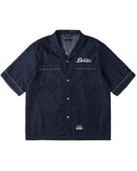 Evisu - Logo-Embroidered Short-Sleeve Shirt - Lyst