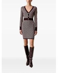 Guess - Robe Courte Aubrey À Motif Monogrammé - Lyst