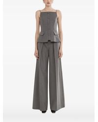 Nissa - Sequined Button-Fastening Top - Lyst
