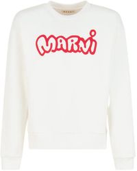 Marni - Cartoon-Logo Cotton Sweater - Lyst