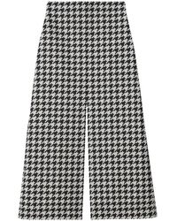 Burberry - Rok Met Pied-De-Poule Print - Lyst