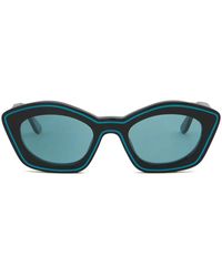 Marni - Occhiali Da Sole Ovali Con Stampa - Lyst