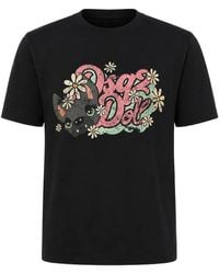 DSquared² - Graphic-Print T-Shirt - Lyst