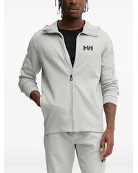 Helly Hansen - Logo-Detail Zip-Up Hoodie - Lyst