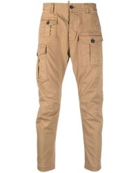 DSquared² - Slim-cut cargo trousers - Lyst