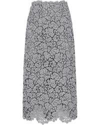 Ermanno Scervino - Lace Midi Skirt - Lyst