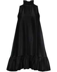Azeeza - Alcott Ruffled Silk Minidress - Lyst