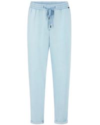 Marc Cain - Rhodos Elasticated-Waist Drawstring Jeans - Lyst