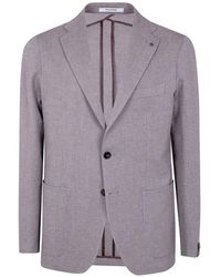 Tagliatore - Textured Single-Breasted Blazer - Lyst