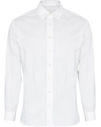 Maison Margiela - Long-Sleeved Frayed-Hem Shirt - Lyst