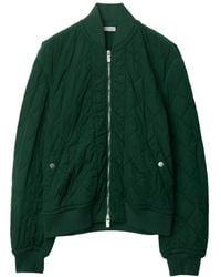 Burberry - Quilted Nylon Bomber Jacket - Lyst