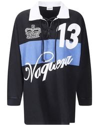VAQUERA - Long-Sleeves Polo Top - Lyst