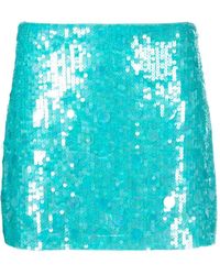 P.A.R.O.S.H. - Sequin-embellished Mini Skirt - Lyst