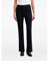 DKNY - Jean Évasé À Taille Haute - Lyst