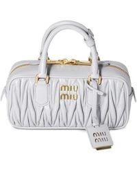 Miu Miu - Arcadie Schultertasche Aus Matelasse-Leder - Lyst